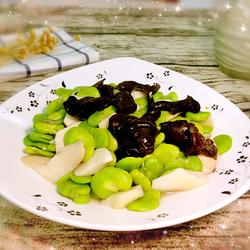 杏鲍菇炒豆瓣