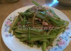 芹菜炒粉条