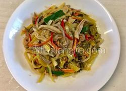 咸菜炒肚丝