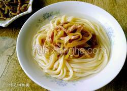 榨菜肉丝面