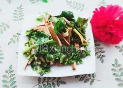 凉拌香菜豆干