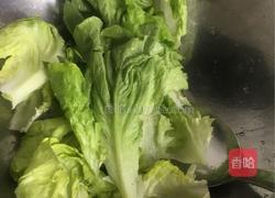 清炒生菜的做法图解2