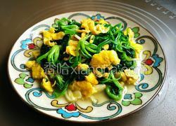 菠菜炒鸡蛋
