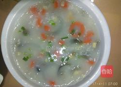 松花蛋瘦肉粥的做法图解7