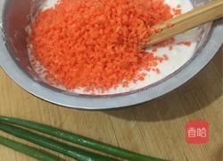 胡萝卜味鸡蛋煎饼的做法图解3