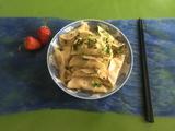 玉米鲜肉锅贴