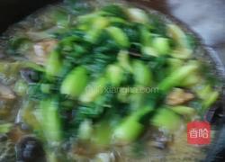 油菜蚝油香菇的做法图解10