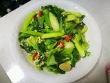 五分钟少油芥菜挂蛋(๑❛ᴗ❛๑)的做法[图]