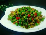 酸菜肉沫豌豆