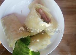 蔬菜培根鸡蛋卷饼
