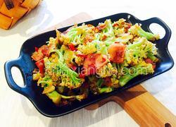 小炒培根菜花