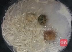 丸子白米虾面的做法图解1