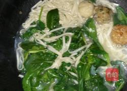 丸子白米虾面的做法图解4