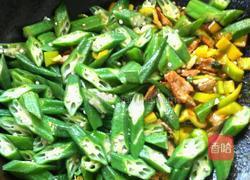 秋葵炒肉的做法图解8