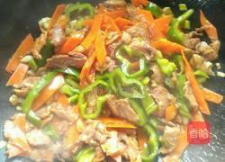 秋葵炒肉的做法图解7