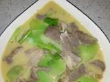 莴笋肉片汤