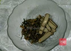 茶树菇拌鸡蛋干的做法图解2
