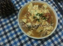番茄肉末豆腐