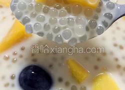 芒果葡萄西米露