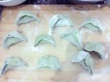 菠菜面皮水饺（白菜猪肉馅）