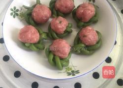 花式豆角蒸肉丸的做法图解5