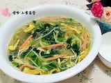 五彩菠菜烩