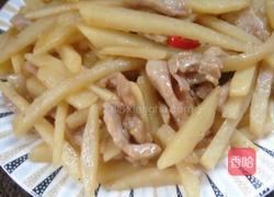 土豆丝炒肉的做法图解8