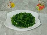 凉拌茼蒿