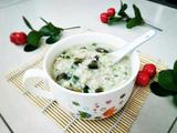 皮蛋瘦肉蔬菜粥