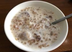 桃胶牛奶西米露