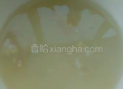 大米小米雪梨粥