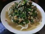 老屋私房菜茼蒿虾米打卤面的做法[图]