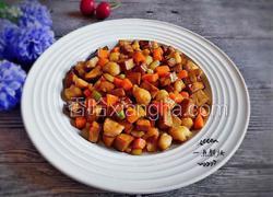 香干蔬菜炒肉丁