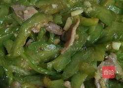 苦瓜炒肉的做法图解11