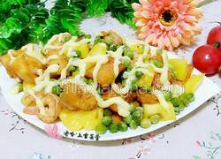 菠萝油条虾