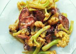 香肠炒菜花