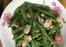 四季豆炒肉的做法图解4