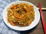 胡萝卜丝炒鸡蛋