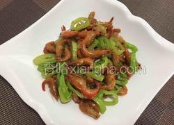 椒圈炒河虾