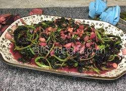 豆酱紫苋菜