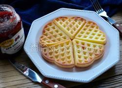 奶香糯米华夫饼
