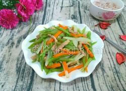 豆角土豆炒肉丝
