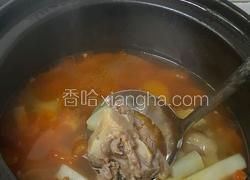 西红柿土豆牛尾汤