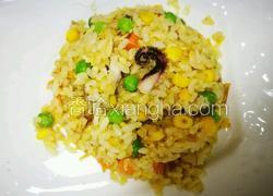 少油❤粒粒分开黄金八爪鱼蛋炒饭