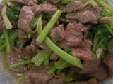 芹菜炒牛肉