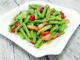 五花肉炒豆角
