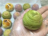 三色蛋黄酥