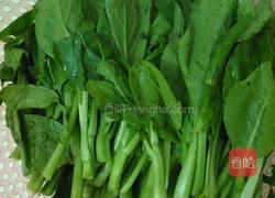 爆炒菜心的做法图解1