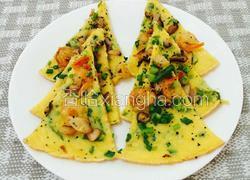 中式~海苔香菇虾仁披萨