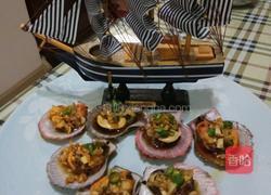 老屋私房菜 油泼蒜香扇贝的做法图解4